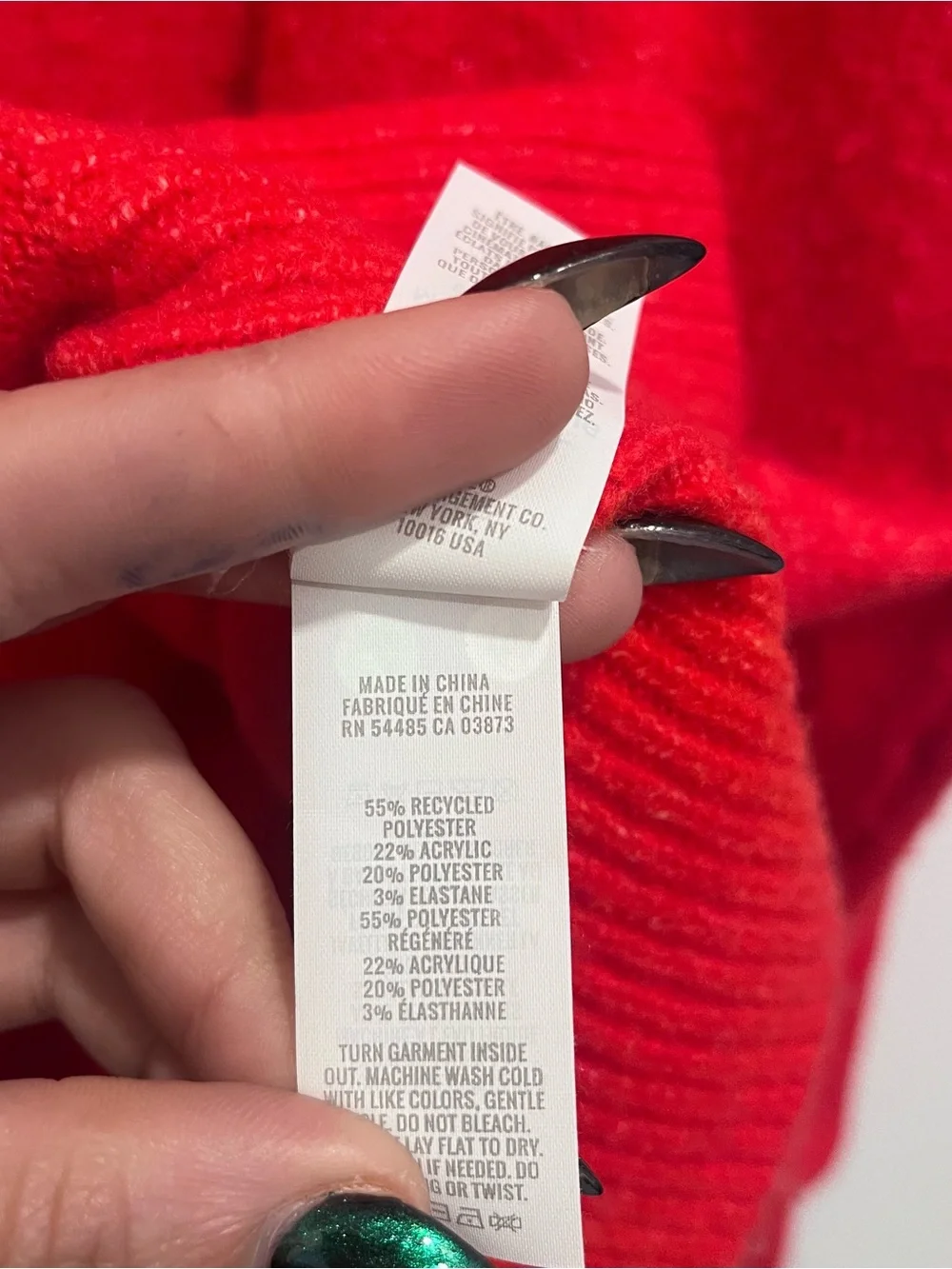 Aerie Classic Red Crewneck Women's Oversized Sweater Size XS American Eagle Soft